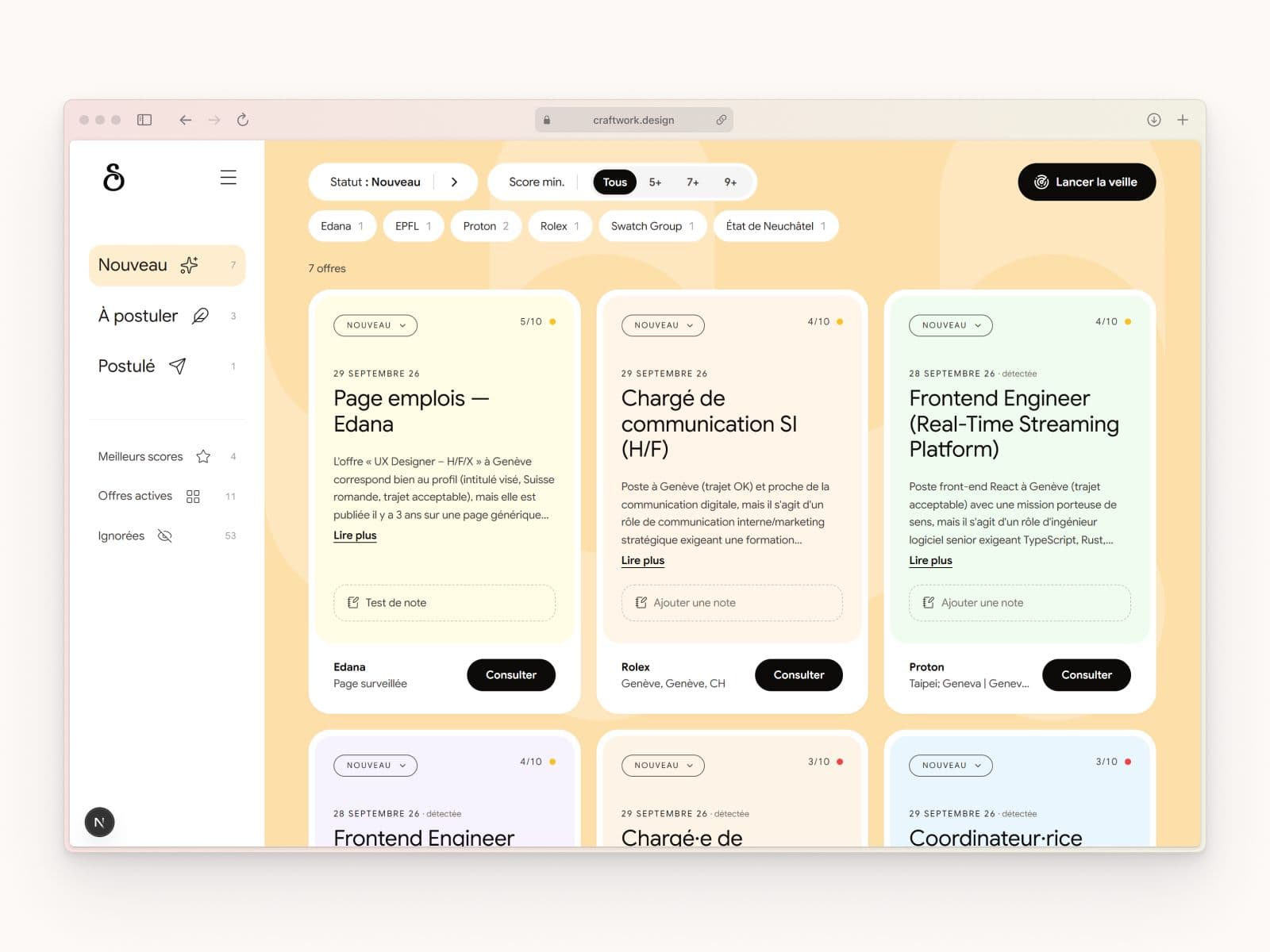 Job Radar — visuel 1