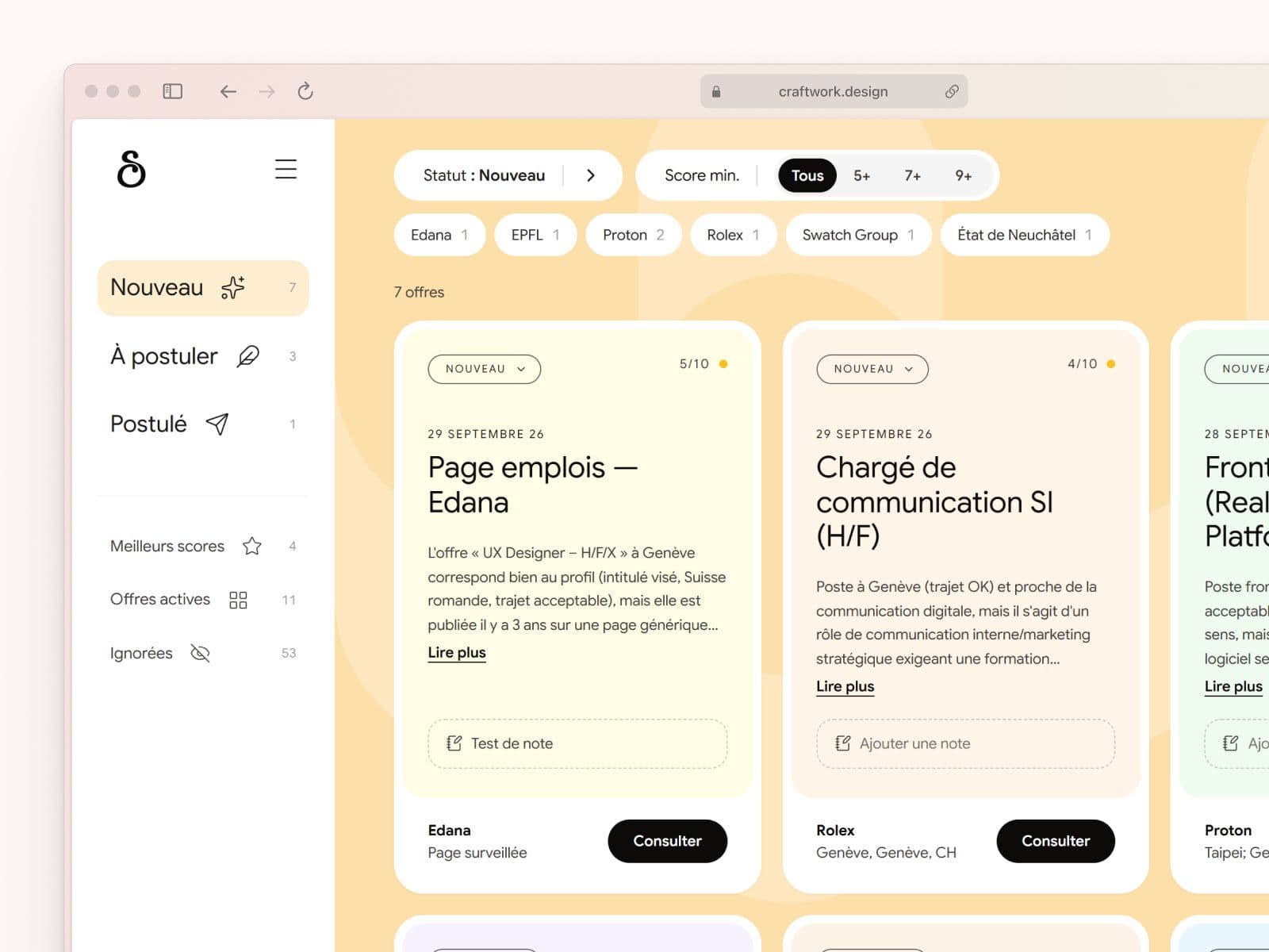 Job Radar — visuel 2