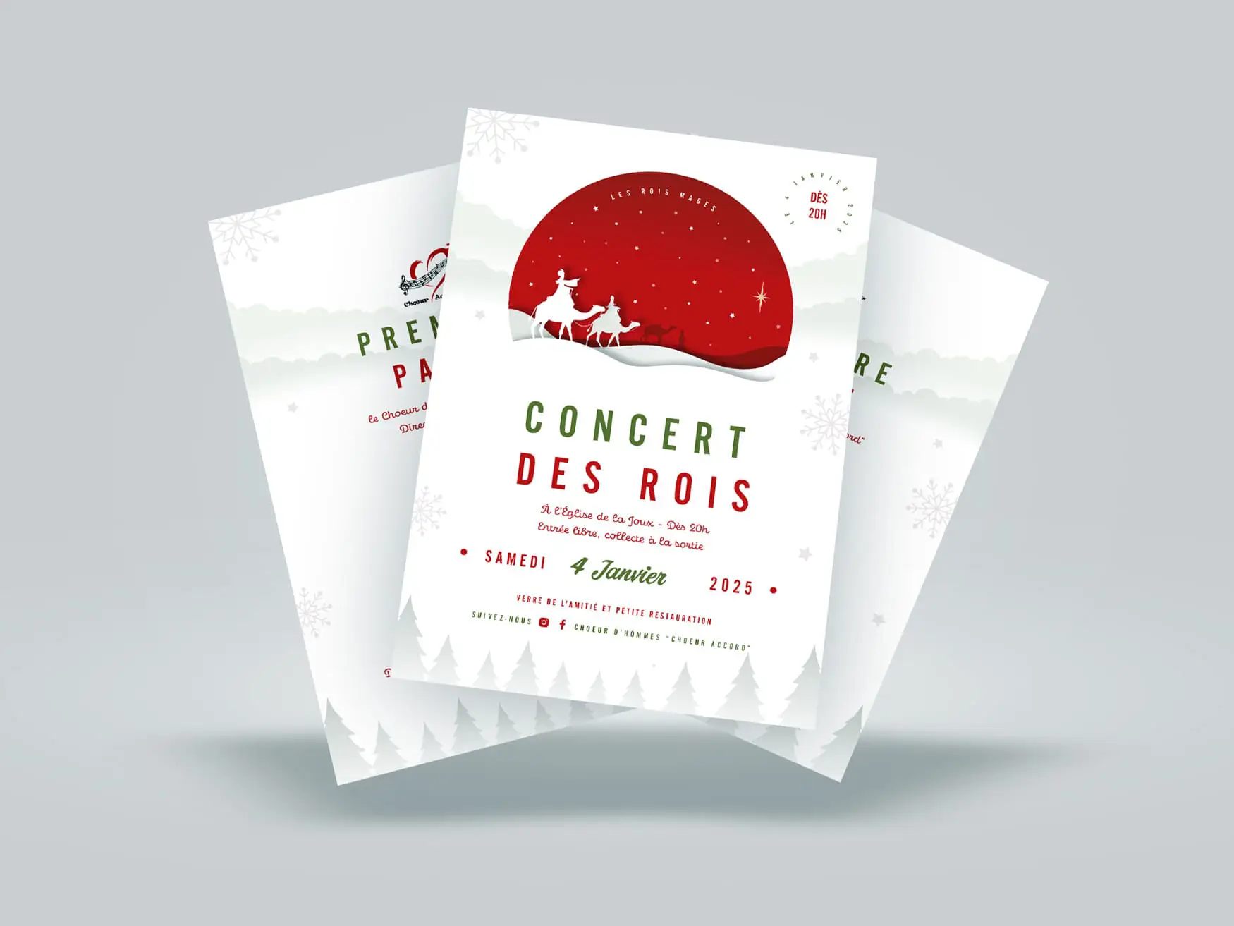 Aperçu du projet Chœurs fribourgeois 2
