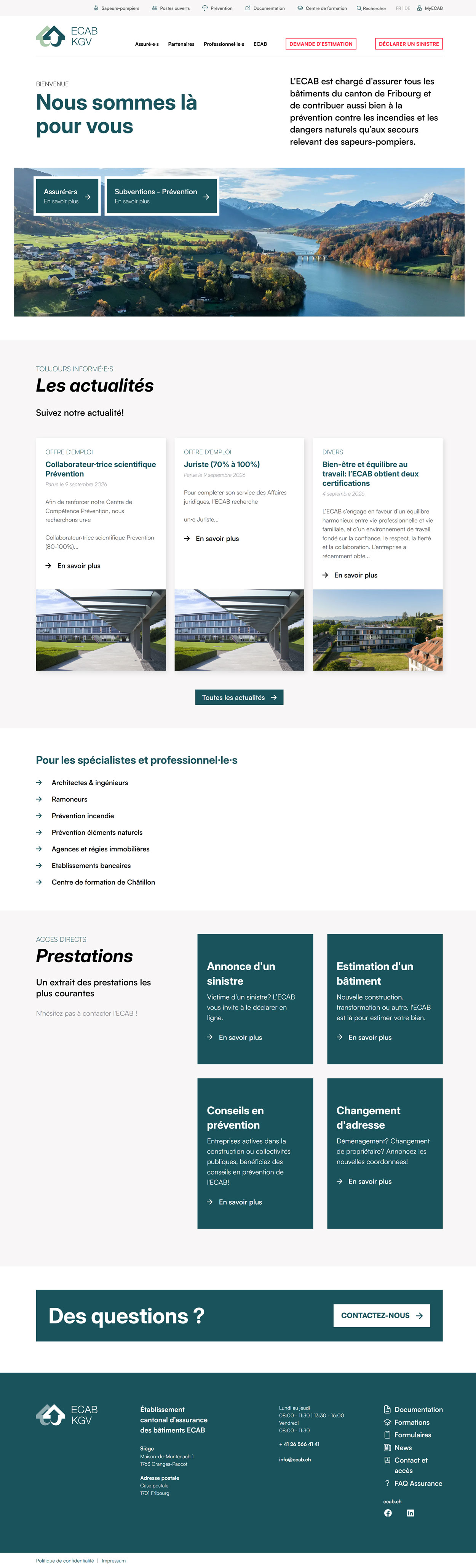 Aperçu du projet ECAB